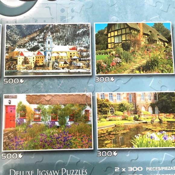 Castles & Cottages 10 Puzzles Box Set NWT - Picture 3 of 11